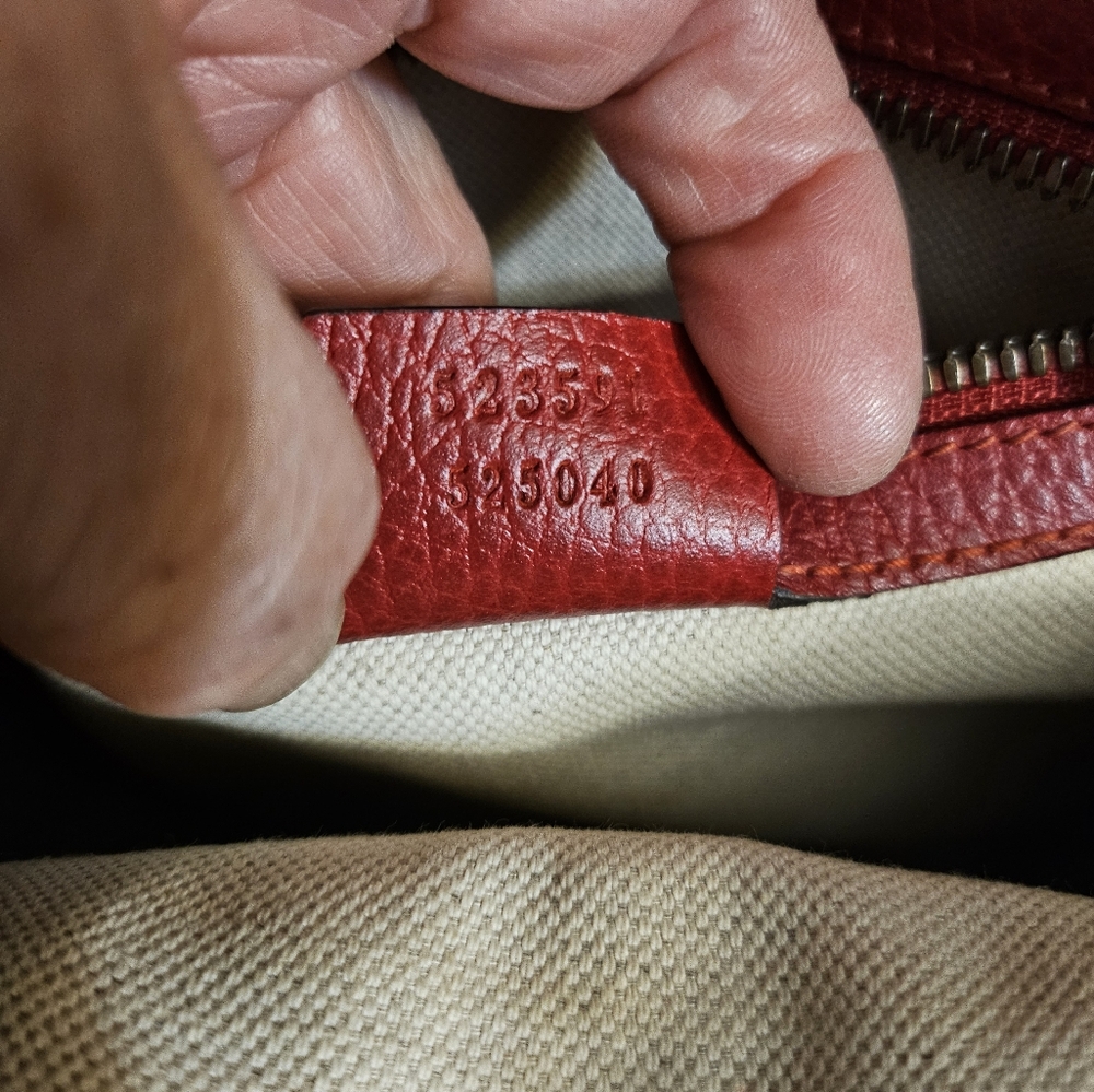 Gucci Red Leather Crossbody Bag - Picture 8 of 8